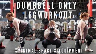 Dumbbell Only Leg Workout  Minimal Equipment & Space