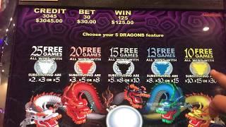 $14000 Massive 5 Dragons $30 Bets