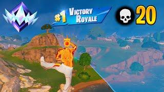 High Elimination Solo Ranked Win Gameplay Fortnite Chapter 5 Season 2