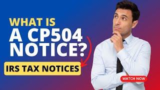 Internal Revenue Service IRS CP504 Notice