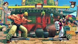 Thunder Hawk vs Juri Hardest AI - Ultra Street Fighter IV