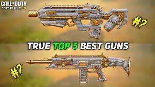 True Top 5 best Guns in Cod Mobile Season 6 #codm