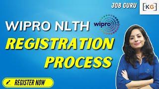 WIPRO NLTH 2020- 2021  Registration Process 