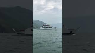 The car ferry across Lake Toba North Sumatra