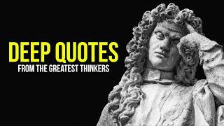 DEEP QUOTES from the greatest Thinkers  Listen Before Sleep