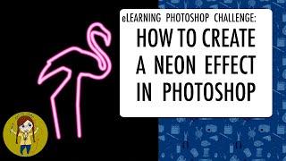 CREATING A NEON EFFECT IN PHOTOSHOP  eLEARNING PHOTOSHOP CHALLENGE