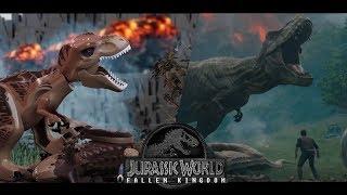 JURASSIC WORLD Fallen Kingdom in LEGO - Final trailer - Side by side version