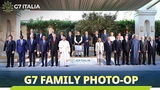 LIVE PM Modi along with G7 leaders in Italy