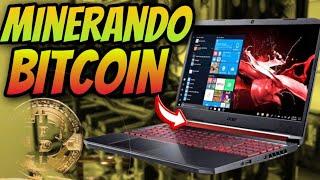 Acer Nitro 5 - Minerando Bitcoin com notebook  nicehash