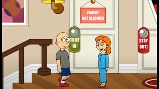 Rosie Pushes Classic Caillou Down the StairsGrounded REMASTERED