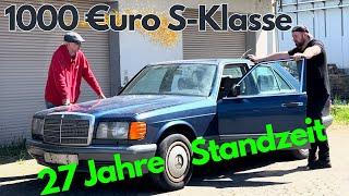 W126 für 1000€ nach 27 Jahren aus Villa geholt  Mozart Car Classics