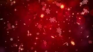Animated Red Christmas Background Loop Video with particles 4k 1080 #Background special #filmora