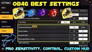 Free Fire Control Setting After OB46 Update Full Details  Free Fire Setting 2024