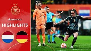 Lohmann kickt Deutschland zum Sieg  Niederlande - Deutschland 01  Highlights  Frauen Länderspiel