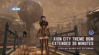 Xion City Theme BGM with lyrics - Stellar Blade Relaxing Korean OST Extended 30 Minutes 4K HQ