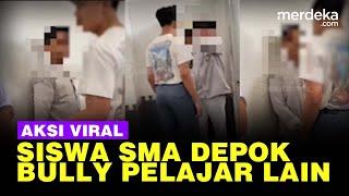 Viral Aksi Siswa SMA Depok Bully Pelajar Lain di Toilet Korban Dibuat Tak Berkutik