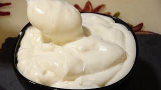 كريم الثوم بدون بيض سهلة وسريعة واطيب من الجاهز. - Garlic cream without eggs