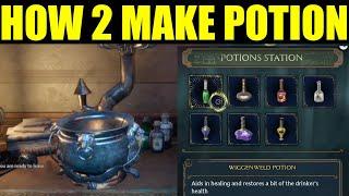 how to make potions in hogwarts legacy Potion Station Location