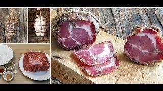 How to MAKE CURE and AGE ITALIAN CAPICOLA at home