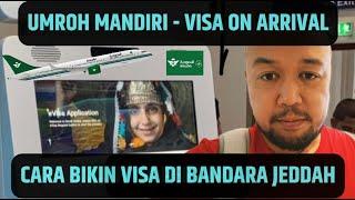 CARA BIKIN VISA UMROH MANDIRI DI BANDARA JEDDAH  vlog #81