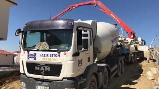 PİLAKAJ BETONU NASIL ATILIR BETON POMPASI MİKSER ÇALIŞMALARI İNŞAAT