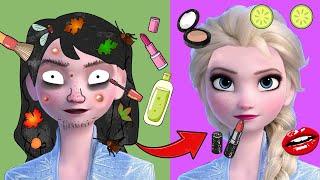 MAKE UP ELSA FROZEN 2 BOOK PAPERCRFATS