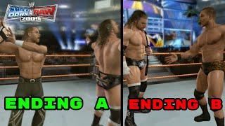 All Endings WWE Smackdown Vs. RAW 2009 Road To WrestleMania Mode