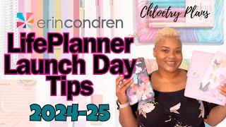 Erin Condren LifePlanner Launch Day Tips  2024-25