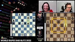 Hikaru uses XQCs wooden shield in World Rapid and Blitz