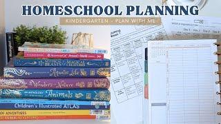 KINDERGARTEN HOMESCHOOL  UNIT PLANS  PLAN WITH ME