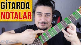 GİTAR NOTALARI ÖĞRENME - Gitarda Nota Yerleri Gitar Dersi 1