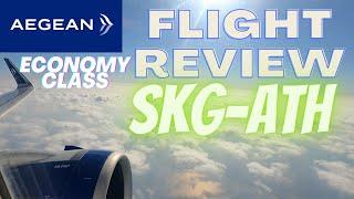 Flight Review  Aegean Airlines  Thessaloniki-Athens SKG-ATH NEW SKG TERMINAL  Airbus A320neo