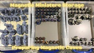 MAGNETIC MINIATURE STORAGE SOLUTION PART 2 How to Prepare Your Storage Boxes