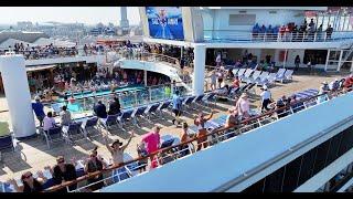 Carnival Valor departing the Port of New Orleans