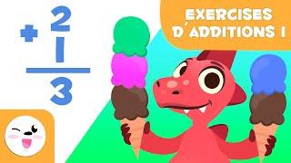 Exercices dadditions pour enfants - Apprends à additionner avec Dino - Mathématiques pour enfants
