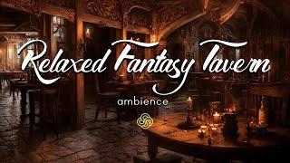 Relaxed Fantasy Tavern  Music & Ambience  Cozy Medieval Inn  4K