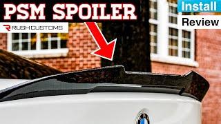Installing a Carbon Fiber PSM Style Spoiler  BMW F32 4-Series