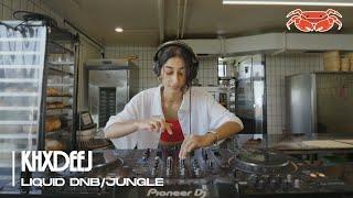 Liquid DNBJungle set in a cafe  ft. KHXDEEJ  Anytime at Ks