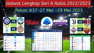 Jadwal Liga Italia Pekan 37 Juventus Vs AC MilanLive di Bein SportsSeri A Italia 20222023