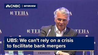UBS Cant rely on a crisis to facilitate bank mergers