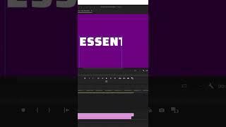 GFX Desk Gallery Easy Premiere Pro Tutorial for Blurry Text Animation Effects - 2 Parts