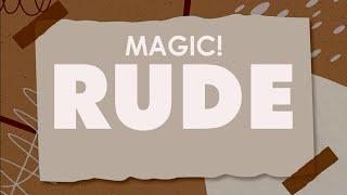 MAGIC - Rude   Lyrics 