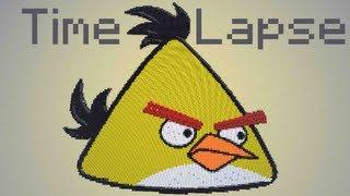 Yellow Angry Bird – Minecraft Pixel Art