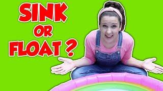 Sink or Float for Kids and More Preschool Songs Learning and Movement - Science Experiment for Kids