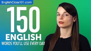 150 English Words Youll Use Every Day - Basic Vocabulary #55