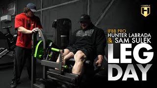 IFBB Pro Hunter Labrada Puts Sam Sulek Through a Leg Workout  HOSSTILE