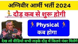 Agniveer Army की दौड़ कब से शुरू होगी  Agniveer Army to physical district se hoge 2024  Agniveer Army