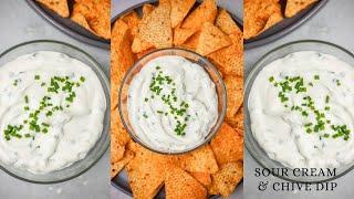 Sour Cream Dip Sour Cream and Chive Dip