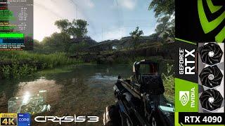 Crysis 3 Remastered Very High Ray Tracing 4K  RTX 4090  i9 13900K 5.8GHz