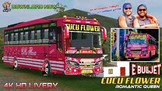 JET BUS PRIVATE BUS LIVERY   CUCU FLOWER BUS LIVERY   PRIVATE BUS LIVERY   M4 DESIGNS  BUSSID